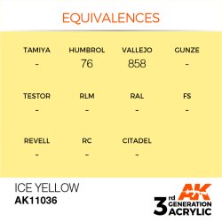 画像3: AKアクリル3G[AK11036][3G]アイスイエロー