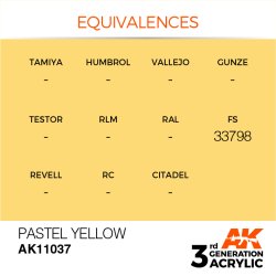画像3: AKアクリル3G[AK11037][3G]パステルイエロー