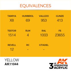 画像3: AKアクリル3G[AK11044][3G]イエロー