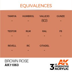 画像3: AKアクリル3G[AK11063][3G]ブラウンローズ
