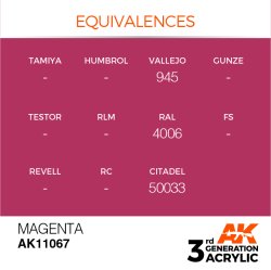 画像3: AKアクリル3G[AK11067][3G]マゼンタ