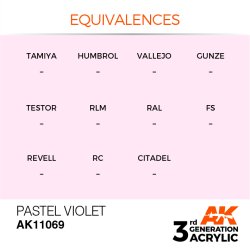 画像3: AKアクリル3G[AK11069][3G]パステルバイオレット