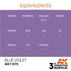 画像3: AKアクリル3G[AK11070][3G]ブルーバイオレット