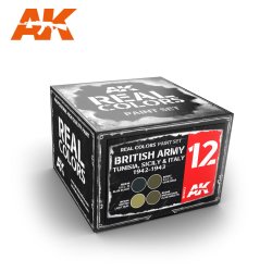 画像1: AKインタラクティブ[RCS012]イギリス軍チュニジア・シシリー・イタリア戦線カラーセット