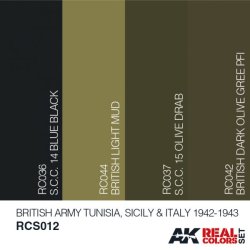 画像3: AKインタラクティブ[RCS012]イギリス軍チュニジア・シシリー・イタリア戦線カラーセット