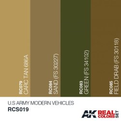 画像3: AKインタラクティブ[RCS019]アメリカ陸軍現用車輌カラーセット
