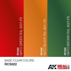 画像2: AKインタラクティブ[RCS022]リアルカラー透明色基本セット