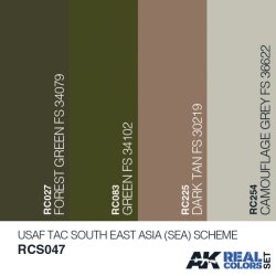 画像2: AKインタラクティブ[RCS047]USAF TAC東南アジア迷彩(SEA)カラーズ
