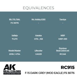 画像3: AKインタラクティブ[RC915]F-15 ダークグレイ(MOD EAGLE) FS36176