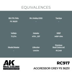 画像3: AKインタラクティブ[RC917]アグレッサーグレイ FS36251
