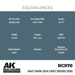 画像3: AKインタラクティブ[RC970]RAF Dark Sea Grey BS381C/638