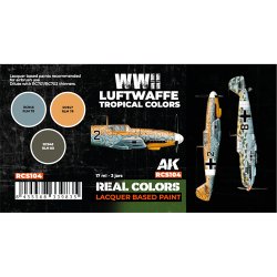 画像2: AKインタラクティブ[RCS104]WW2 ドイツ空軍 トロピカルカラー3色セット
