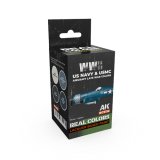AKインタラクティブ[RCS112]WW2 US海軍・海兵隊航空機・後期カラー4色セット