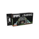 AKインタラクティブ[RCS114]WW2 US航空機インテリアカラー6色セット