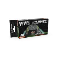 AKインタラクティブ[RCS114]WW2 US航空機インテリアカラー6色セット