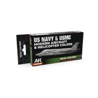 AKインタラクティブ[RCS116]US海軍・海兵隊航空機現用カラー6色セット