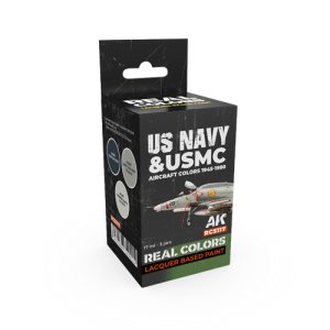 画像1: AKインタラクティブ[RCS117]US海軍・海兵隊航空機1945-1980カラー3色セット (1)