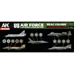 画像2: AKインタラクティブ[RCS120]US空軍＆州兵航空機1960s-1980sカラー8色セット