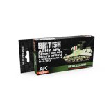 AKインタラクティブ[RCS127]WW2イギリスAFV北アフリカ＆地中海戦線1940-43カラー6色セット