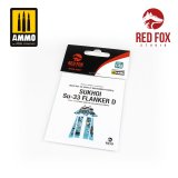 レッドフォックススタジオ[RFSQS-48037]1/48 Su-33 フランカー D (キネティック用)