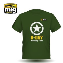 画像1: AMMO[AMIG8029S]D-DAY ノルマンディー上陸作戦 Tシャツ(S)