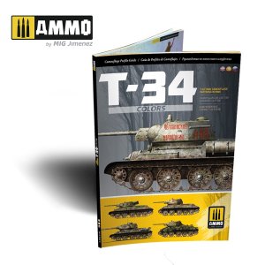 画像1: AMMO書籍[AMIG6145]WW.II T-34 カラー & 迷彩パターン (英/西/ロシア語併記) (1)