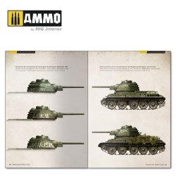 画像4: AMMO書籍[AMIG6145]WW.II T-34 カラー & 迷彩パターン (英/西/ロシア語併記)