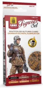 画像1: AMMO[AMIG7041]ドイツ武装親衛隊 オークリーフ迷彩（秋） カラーセット (1)