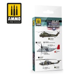 画像2: AMMO[AMIG7249]米海兵隊 ヘリコプター カラーセット