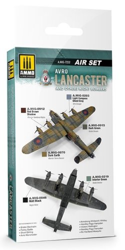 画像2: AMMO[AMIG7252]アブロ ランカスター等夜間爆撃機  カラーセット