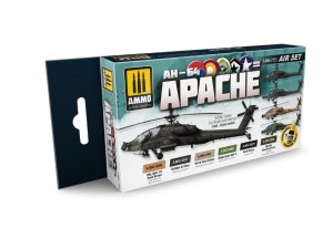 画像1: AMMO[AMIG7253]AH-64 アパッチ カラーセット (1)