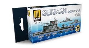 画像1: AMMO[AMIG7258]WW.II ドイツ U-ボート カラーセット (1)