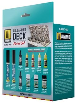 画像3: AMMO[AMIG7457]米海軍空母甲板カラーセット