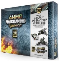 AMMO[AMIG7927]アモ ウォーゲーミング ユニバース #08：飛行機と宇宙船のウェザリング