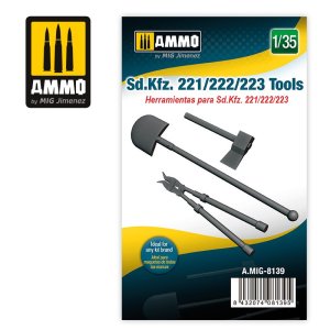 画像1: AMMO[AMIG8139]1/35 Sd.Kfz.221/222/223用車載工具 セット (1)