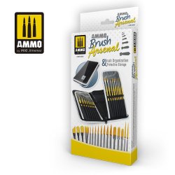 画像1: AMMO[AMIG8580]アモブラシアーセナル (ブラシ & オーガナイザーセット)