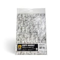 AMMO[AMIG8771]大理石 (白)：ダイカット (タイル) (2枚入り)