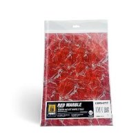 AMMO[AMIG8777]大理石 (赤)：ダイカット (タイル) (2枚入り)