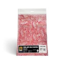AMMO[AMIG8787]大理石 (ピンク & ゴールド)：ダイカット (丸)(2枚入り)