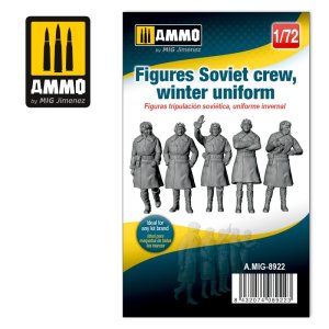 画像1: AMMO[AMIG8922]1/72 WW.II ソ連 車輛乗組員  (冬季装備) (5体セット) (1)