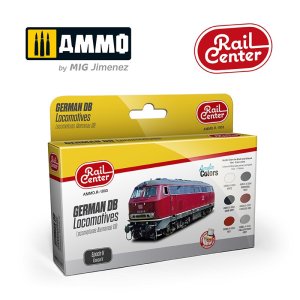 画像1: AMMO[AMOR1003]レイルセンターシリーズドイツ DB 機関車 エポックVカラーセット (1)
