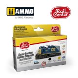 AMMO[AMOR1007]レイルセンターシリーズクラシックアメリカンレールロードカンパニー機関車用カラーセット Vol.1