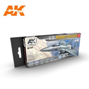 画像1: AKインタラクティブ[AK02140]アメリカ現用航空機カラーセット2 (1)