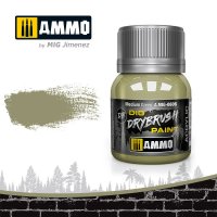 AMMO[AMIG0606]ダイオ ドライブラシペイント：ミディアムグリーン