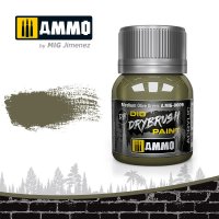 AMMO[AMIG0609]ダイオ ドライブラシペイント：ミディアム オリーブグリーン