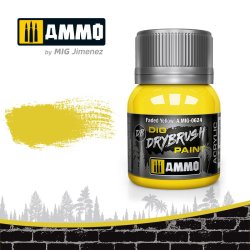 画像1: AMMO[AMIG0624]ダイオ ドライブラシペイント：フェイデッド イエロー