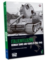 AMMO書籍[AMIG6261]書籍　イタリア戦線：ドイツ軍戦闘車輌1943-1945　Vol.1