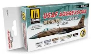 画像1: AMMO[AMIG7234]米空軍 アグレッサー機用デザート&アーティックカラーセット (1)
