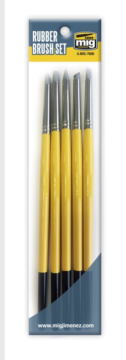 画像1: AMMO[AMIG7606]ラバーブラシセット