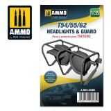 AMMO[AMIG8086]1/35 T-54/55/62用ヘッドライト & ガード
